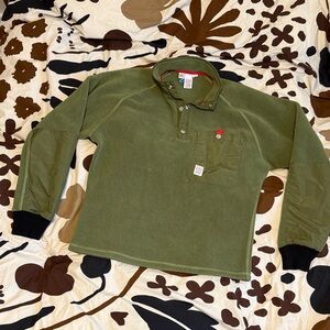 TOPO designs fleece pullover